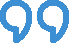 A blue and black logo with the letters g and q
